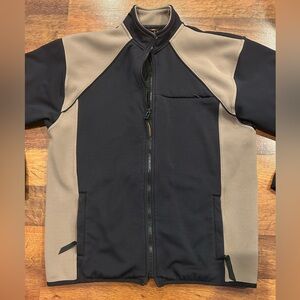 Merrell Soft Shell Full Zip Jacket Men’s Large Black Tan